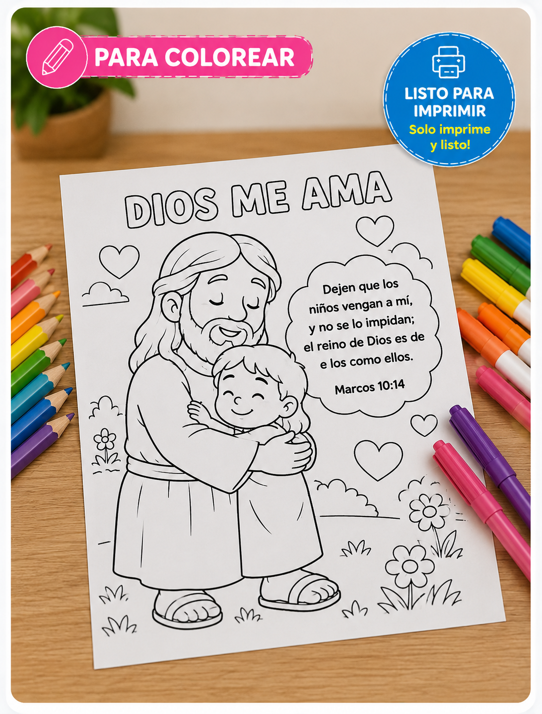 Actividad creativa: Tiara de Jesús