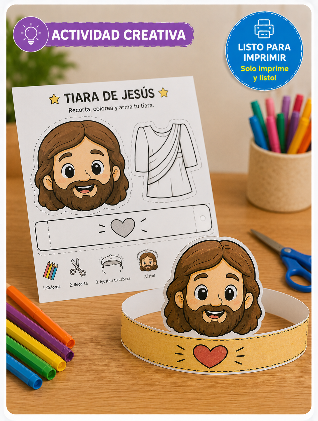 Actividad de collage: Los 10 Mandamientos